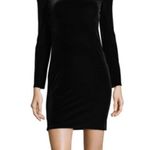 Bailey 44 Dress Black Stroke of Midnight Off-the-Shoulder Velvet Cocktail Sz XS Photo 1