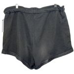 Abercrombie & Fitch  Soft AF Black Cotton Fleece Sweat Athletic Shorts Size Large Photo 1