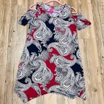 Boutique Cold shoulder paisley tunic dress size small Photo 3