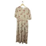 NWOT En Saison Floral Tie Back Midi Dress in Tan/Pink Size M Pink Size M Photo 4