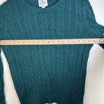 st. john's bay St. John’s Bay green cable knit sweater size Large( Runs Small) Photo 4
