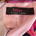 Trina Turk Tropical Abstract Print Juju Halter Tie Wide Leg Jumpsuit, XL Photo 9