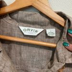 Orvis  100% Linen Button Down Blouse Photo 3