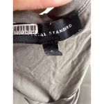Universal Standard  Greige Open Back T Shirt Size Small Photo 3