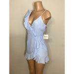 superdown New.  light blue wrap dress Photo 11