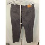 Madewell  The Girljean Womens Size‎ 28P Black Wash Distressed Ankle Jeans Photo 6