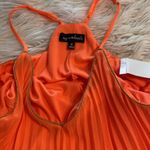 Sequin Hearts  Dress size M brand new color orange adjustable stripes Photo 10