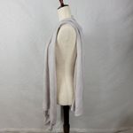 Artisan NY Womens Organic Linen Poncho One Size Gray Lightweight Shrug Cardigan Photo 6