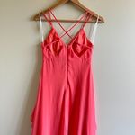 Lulu's Vibrant Love Coral Sleeveless Ruffled Maxi Dress Womens Size XS Pink Photo 11