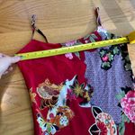 Natori  Private Luxuries Gown Size Medium Red Charmeuse Silky Slip Nightgown Photo 5