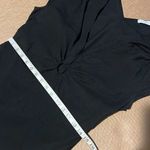 Sandro  Paris Ronald CutOut Gathered Twill Linen Blend Mini Dress In Black, 38/M Photo 9