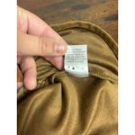 PacSun Your Favorite by Brown Suede-Style Halter Peplum Top – NWT – Size M Photo 7