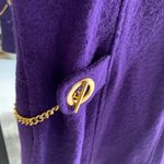 Carson Kressley Perfect Purple Wool Coat Size M Photo 4