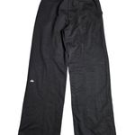 Alo Yoga  Black High-waisted Drawstring Waist Straight Leg Pants Size: M Photo 5