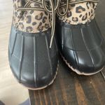 Magellan  NEW Leopard Cheetah Duck Boots Size 6 Lace Up Water Outdoor Photo 3