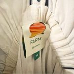 Farm Rio Tropical Tiles Floral Linen-Blend Mini A-Line Dress Size Medium M Photo 2