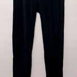 Koral Black Leggings - Sheer Leg Detail, Size Small, Raw Hem Photo 0