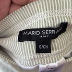 Mario Serrani  Green White Seersucker‎ Tummy Control Skort Small Photo 4