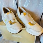 Michael KORS TRAINER MESH MK LOGO GOLD CREAM ELASTIC Sneakers Size 7 Photo 6