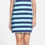 Lilly Pulitzer  Anastasia Blue Striped Dress size L‎ Photo 0