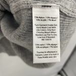 Vineyard Vines Oversized Poncho Sweater Alpaca Wool Blend Gray Womens XS/S Photo 6