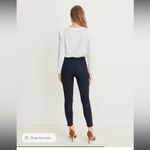 Veronica Beard  Debbie ankle skinny high rise button fly 32 $228 black Photo 11