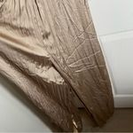 ZARA  PLEATED RUFFLED SATIN EFFECT JUMPSUIT SIZE MEDIUM Photo 5