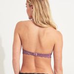 Gilly Hicks Purple Everything Lace Halter Bralette With Removable Pads Photo 2