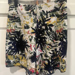 Valerie Stevens Valerie Steven Floral Print Shorts Smocked Waist Casual Summer Womens Small Photo 0