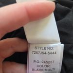 Paige  Katharina Silk Black & Floral Print Midi Dress Photo 10