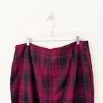 Torrid [] Red Black Plaid Tartan Print Zip Front Mini Skirt Pockets Stretch Sz 16 Photo 7
