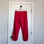 Tna COZY Fleece Sweatpants Joggers in Red Size S Photo 3