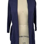 Philosophy  Navy Blue Cardigan sweater Large Photo 0