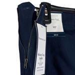 Charter Club Petite SZ 10P Skinny Ankle Pant Stretch Mid-Rise Side Zip Navy Blue Photo 2