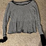 Rubbish Long Sleeve Peplum Top Photo 0