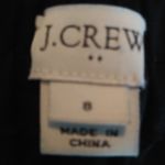 J. Crew 8 32 Black Linen Cotton Crop Pants Photo 5