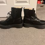 Steve Madden  Betty Boots Combat Size 8 Fleece Lined Photo 3