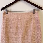 The Limited  Pink Tweed Mini Skirt NEW Size 4 Lined Side Zip Closure Photo 1