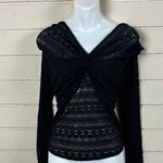Free People  Hold Me Closer Black Lace To size S Photo 5
