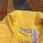 Ralph Lauren Polo Jeans Co.  Yellow Polo Shirt Vintage Y2K American Flag Logo S Photo 3