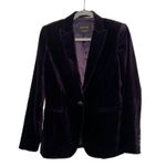 Massimo Dutti  SINGLE BUTTON VELVET SUIT BLAZER Photo 1