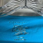 Just My Size JMS  Blue V Neck 3/4 Sleeve Blouse 1X Photo 1