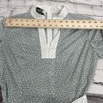 Vintage The Wilroy Traveller Polka Dot A line Dress with Belt size Small Gray Photo 13