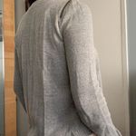 Material Girl Gray zipper detail cardigan Photo 3