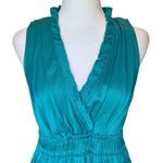 Maeve Anthropologie La Habana Dress Midi Length Womens Size Small In Teal Photo 3