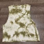 Aerie  Green Tie Dye Tank Top Photo 0