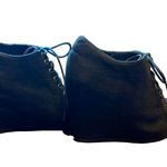 Black Poppy Women's High Wedge Booties    Size 7 Good Fun Condition Photo 2