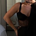 We Wore What Danielle Bernstein  rhinestone Cutout pants Photo 5