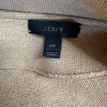 J.Crew  Tan Open Front Sweater Blazer Merino Wool Blend Women's XXS Photo 5