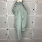 Sol & Mane Tadasana Hoodie Long Sleeve Hooded Pullover Top Size Small Green Photo 5